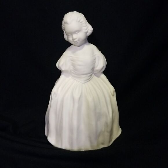 Vintage Victoria girl bell Goebel W Germany Ceramic Bells  5" Girl, Sweep Bell - Picture 1 of 12